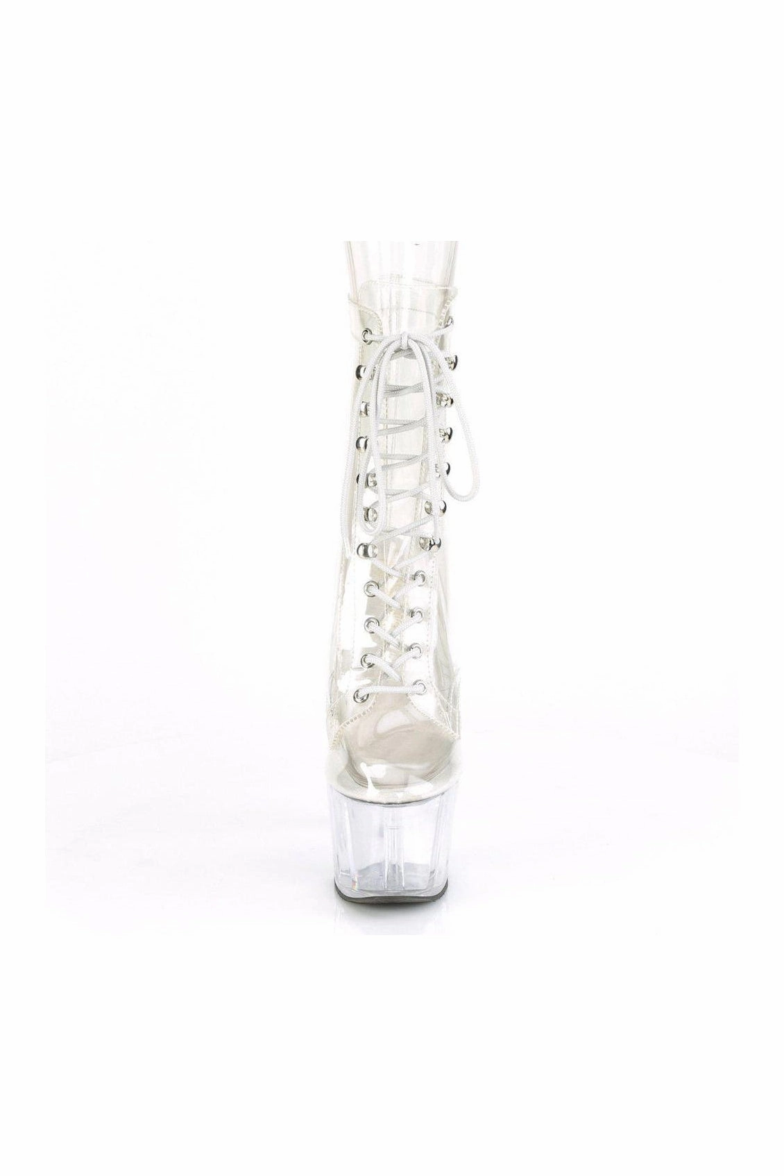 ADORE-1020C Ankle Boot | Clear Vinyl
