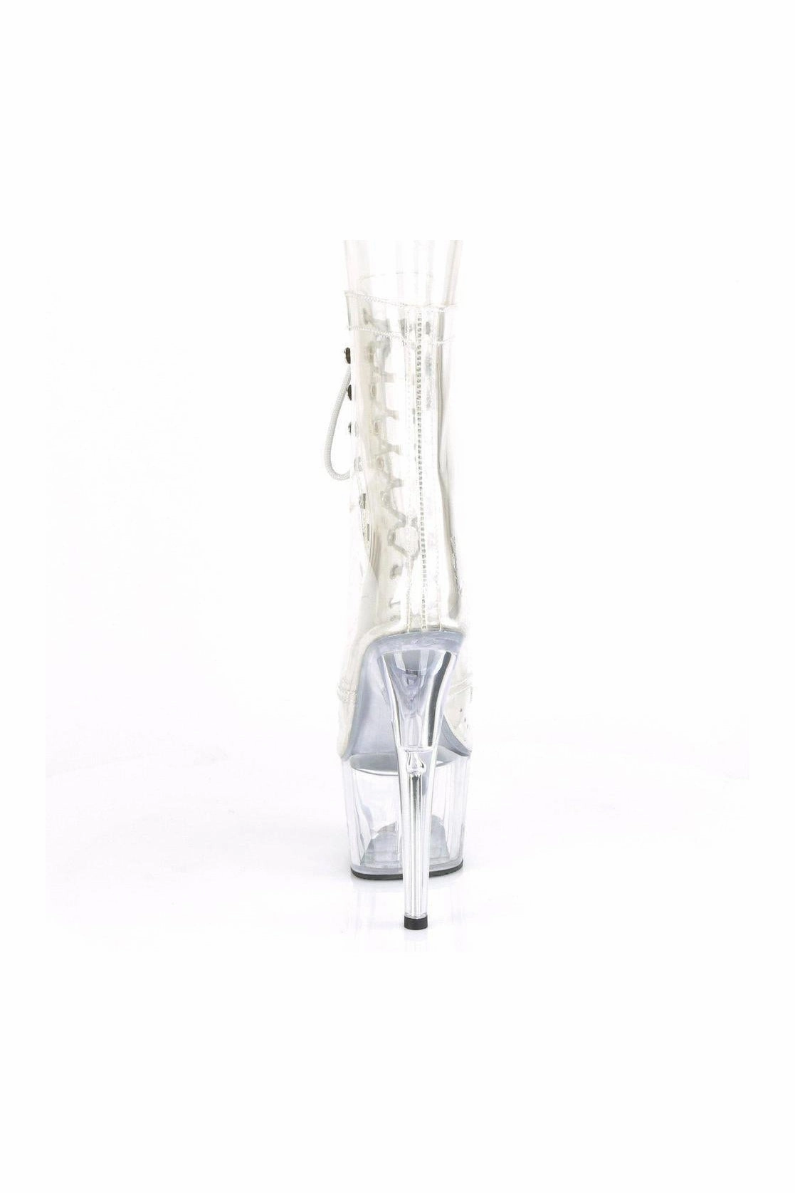 ADORE-1020C Ankle Boot | Clear Vinyl
