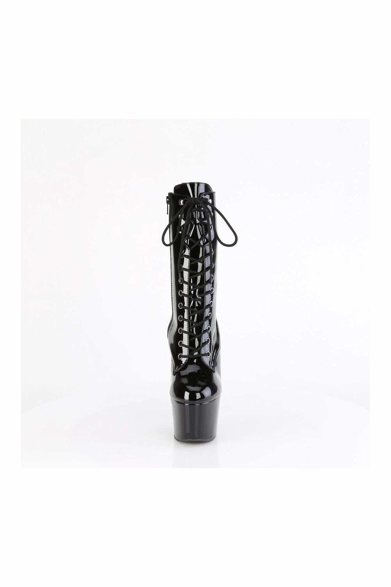 ADORE-1049WR Black Patent Ankle Boot