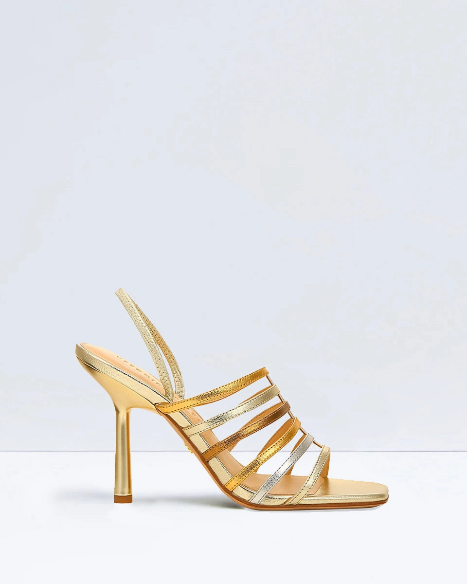 Aldridge Slingback Sandal - Gold Metallic Platino