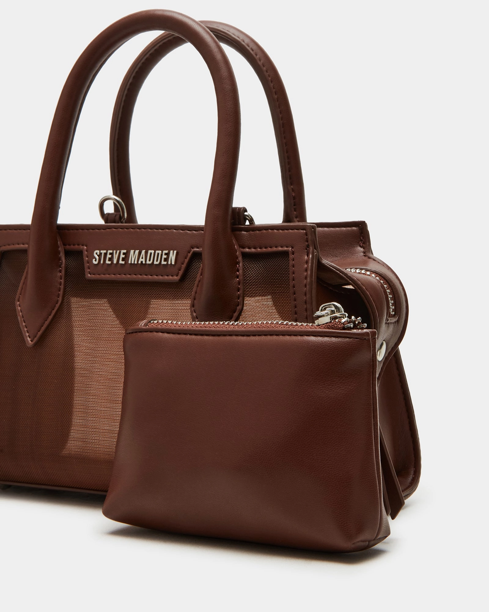 ALLIANCE HEEL AND PEACHY BAG BROWN MESH BUNDLE