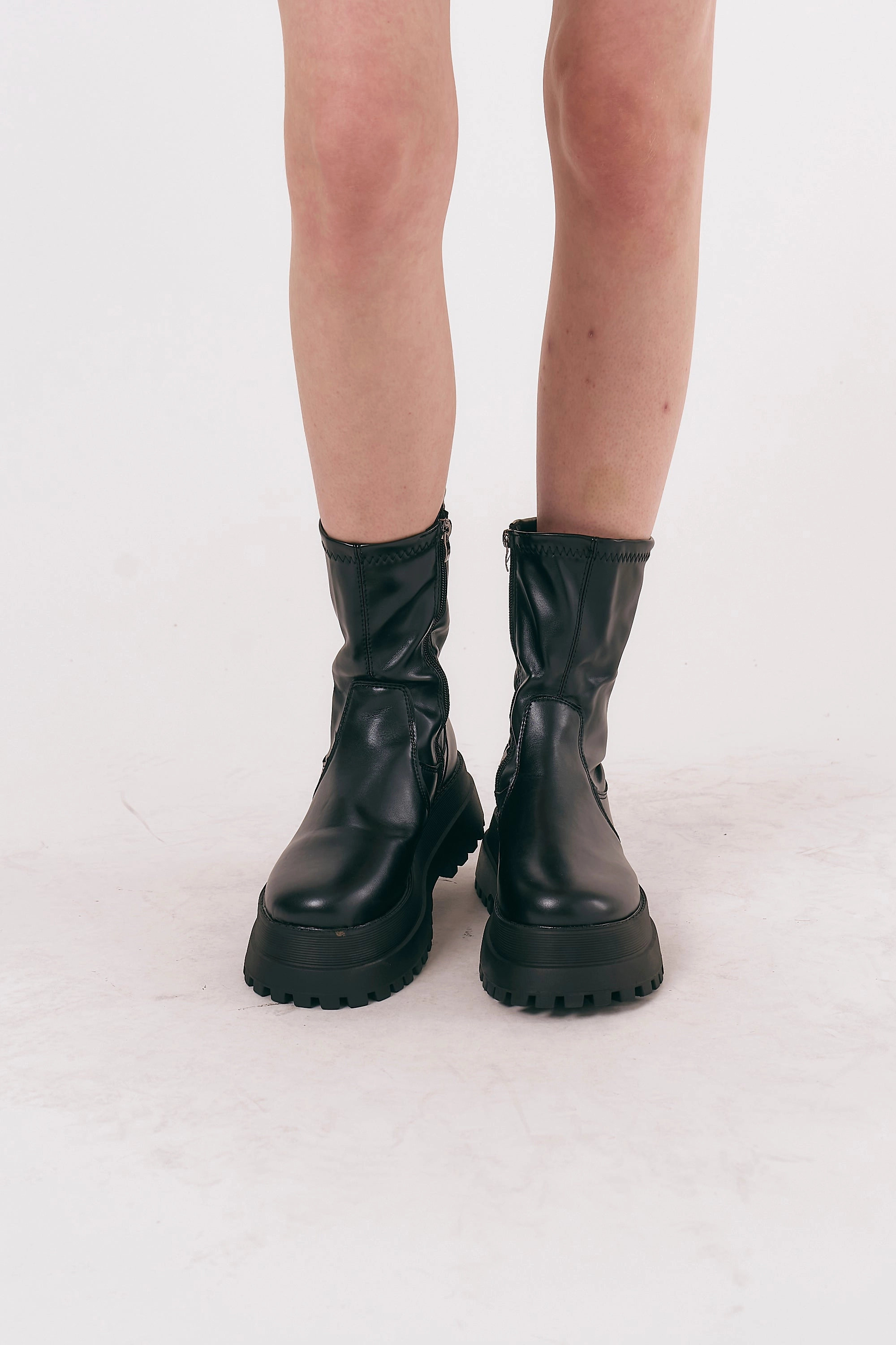 Andy Chunky Calf Boots
