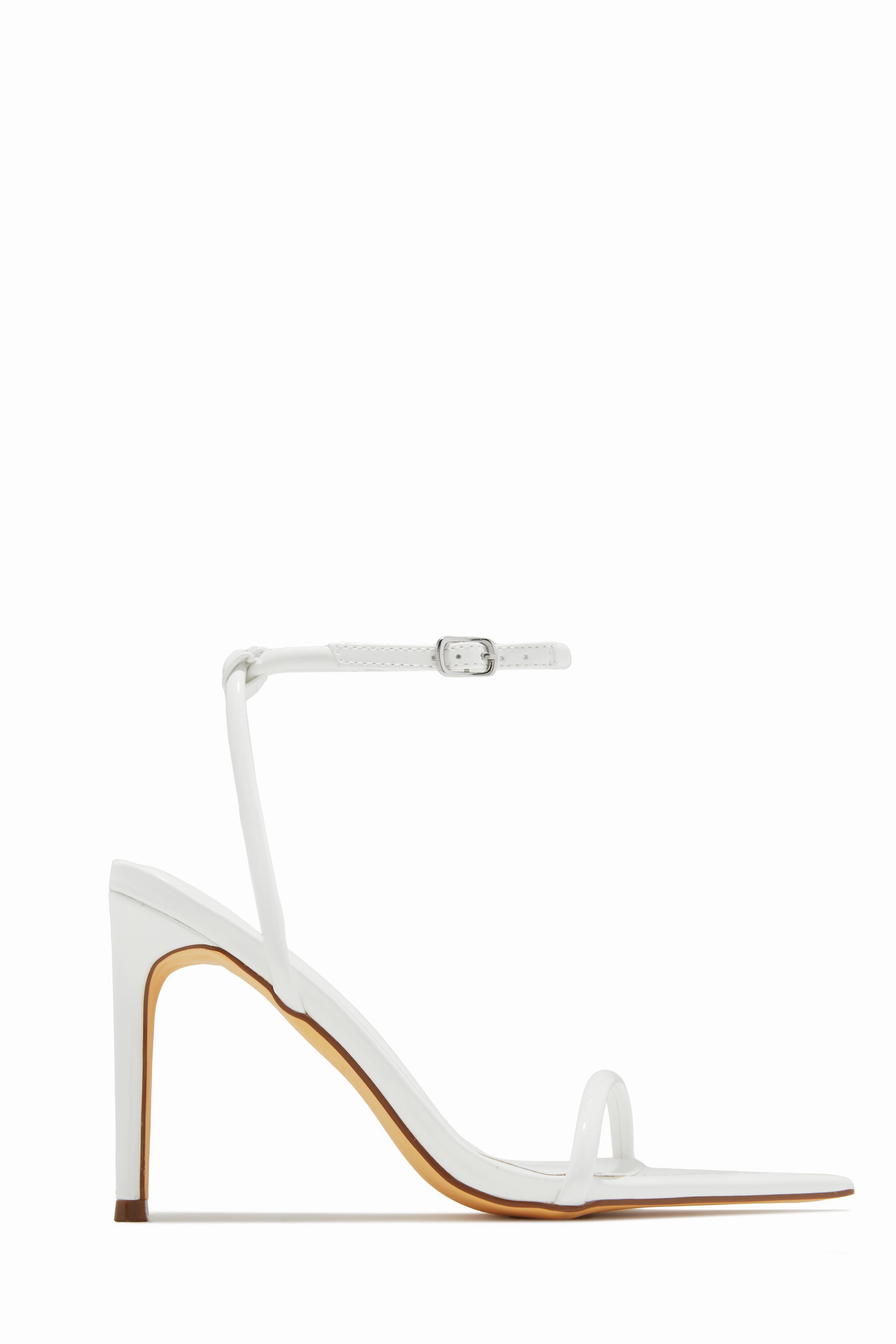 Anezia Single Sole High Heels - Silver