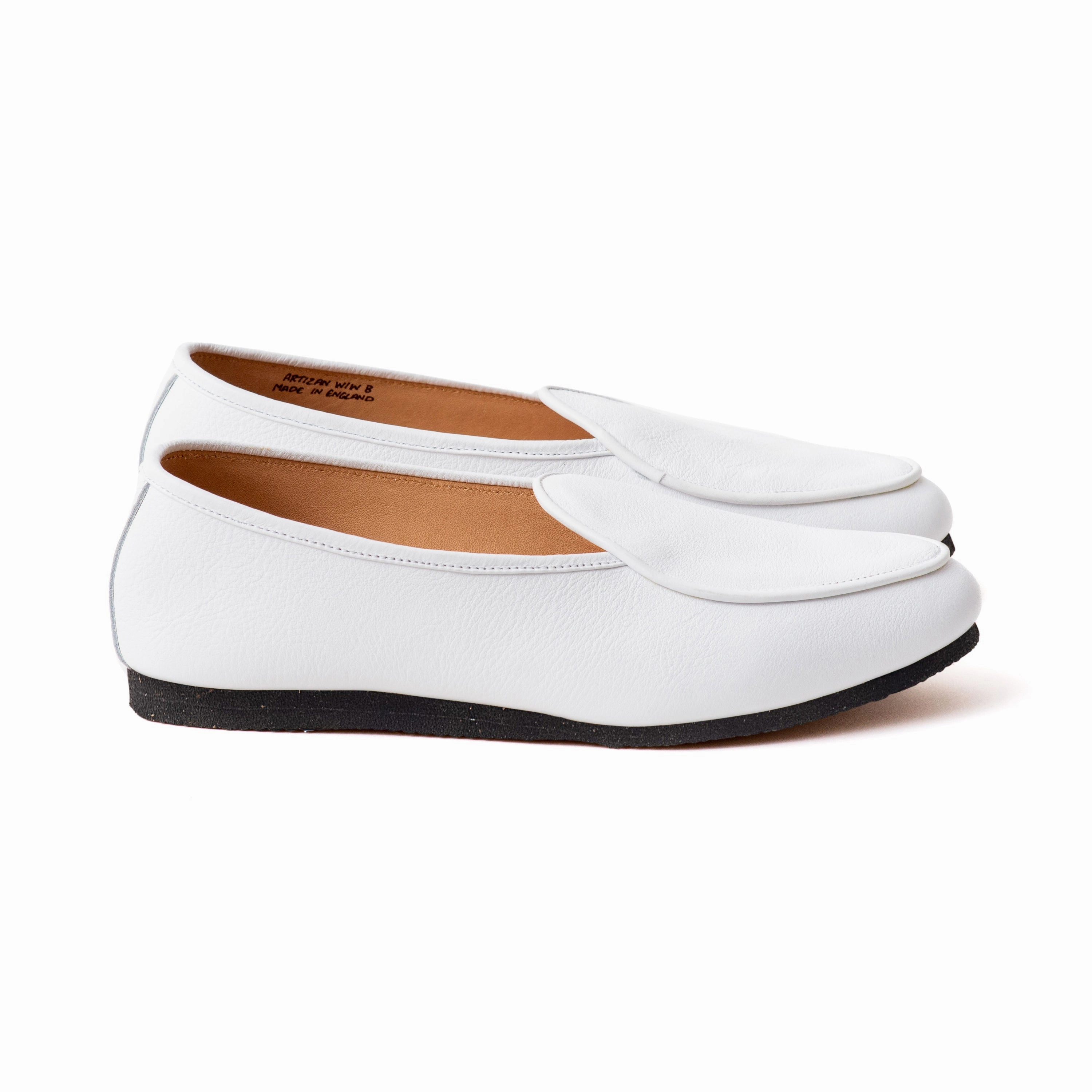 Artizan Belgian Slipper - White Calf