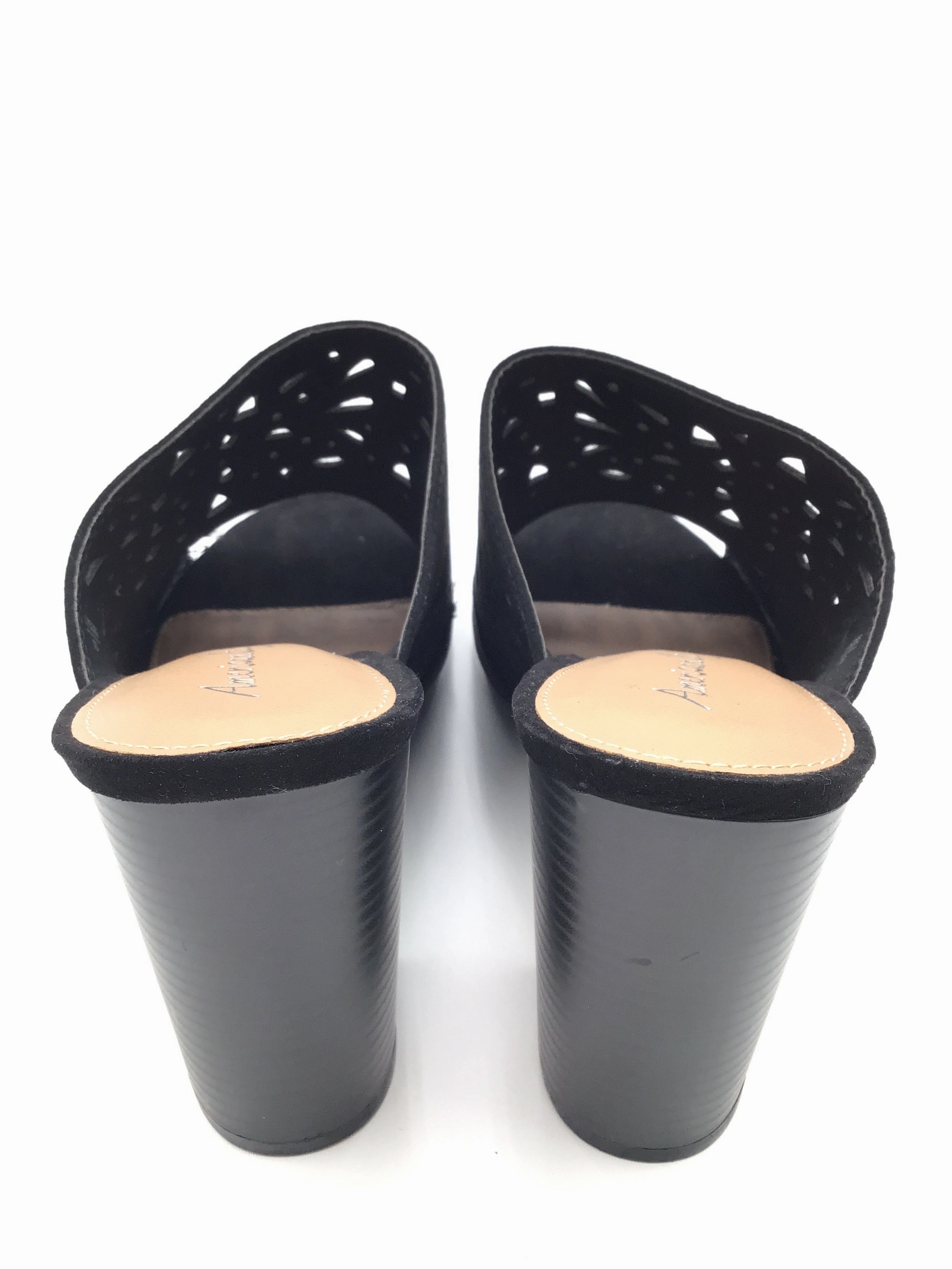 Black Shoes Heels Block American Eagle Shoes, Size 12