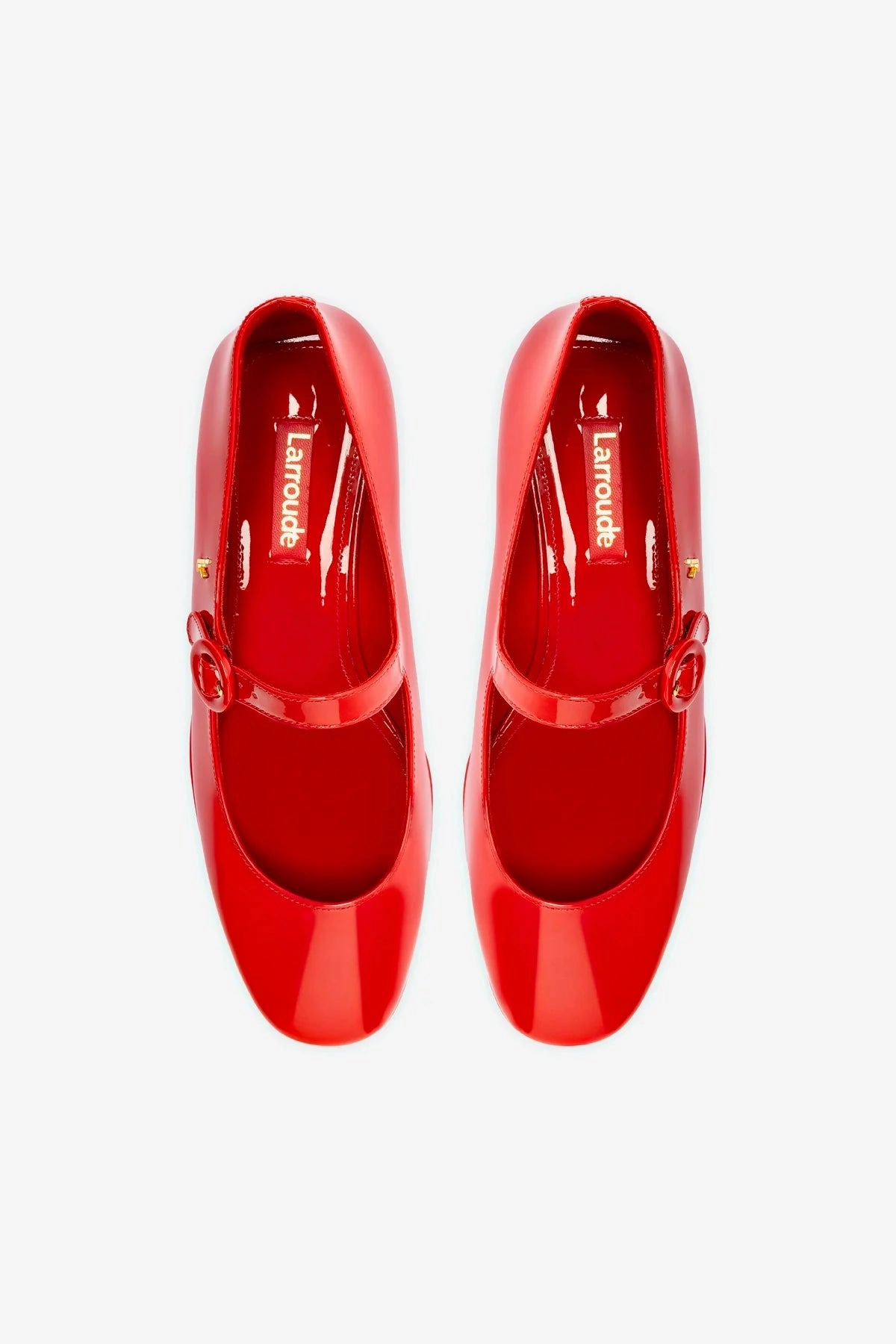 Blair Flatform In Scarlet Patent Leather