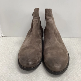 Boots Ankle Flats By Paul Green In Brown, Size:8.5