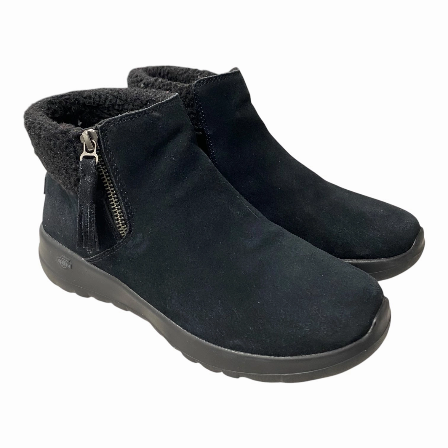 BOOTS ANKLE FLATS by SKECHERS In BLACK, Size: 9