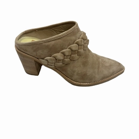 Boots Ankle Heels By Dolce Vita In Tan, Size: 7.5