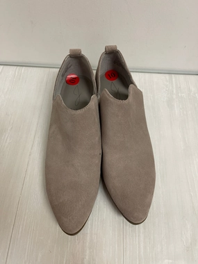 Boots Ankle Heels By Joie In Grey, Size: 10