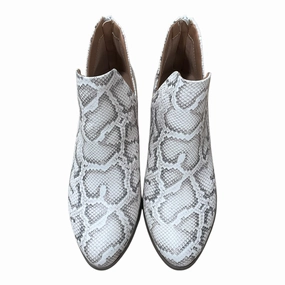 Boots Ankle Heels By So In Animal Print, Size: 9