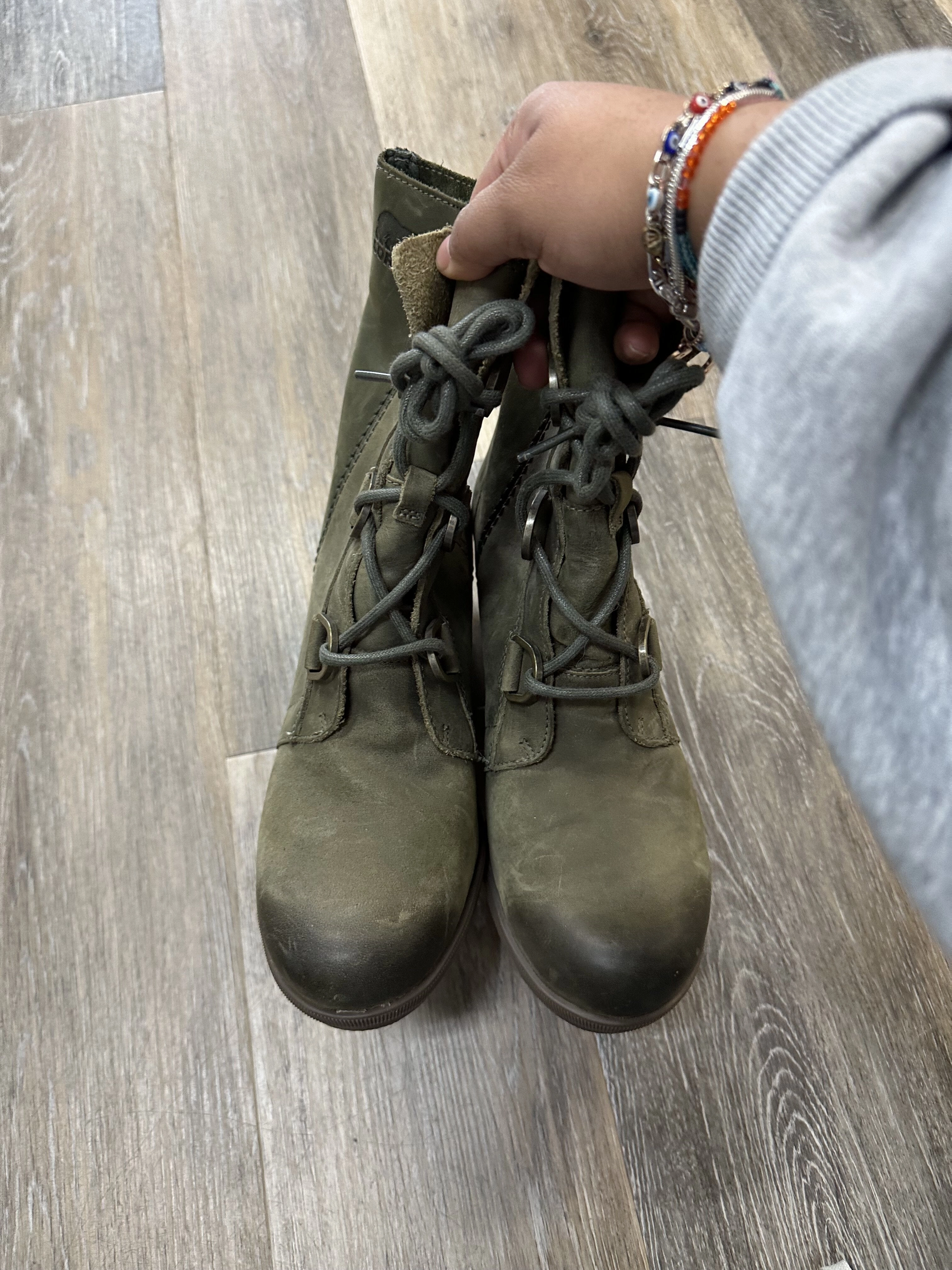 Boots Ankle Heels By Sorel  Size: 8