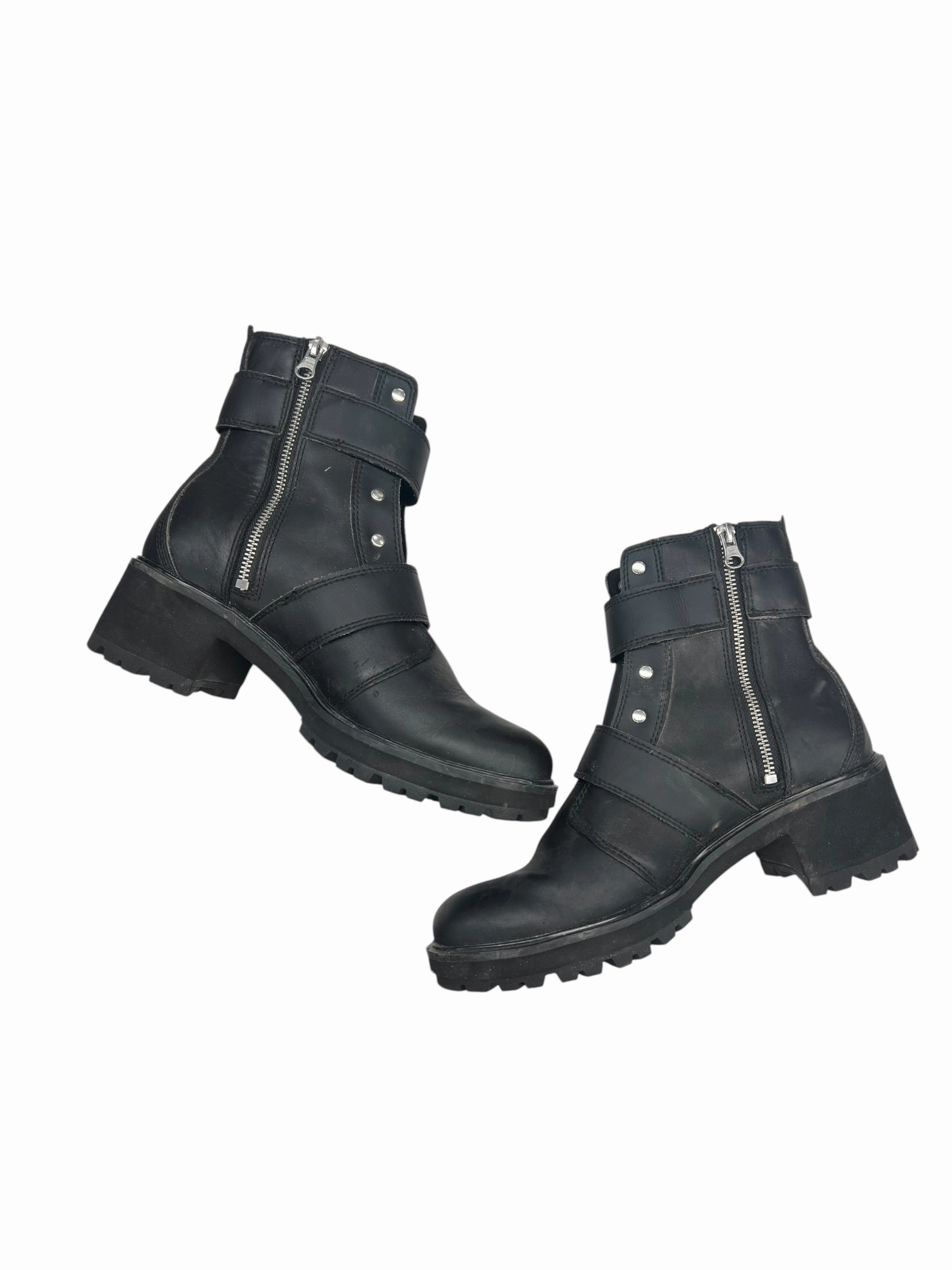 Boots Ankle Heels By Timberland In Black, Size: 9.5