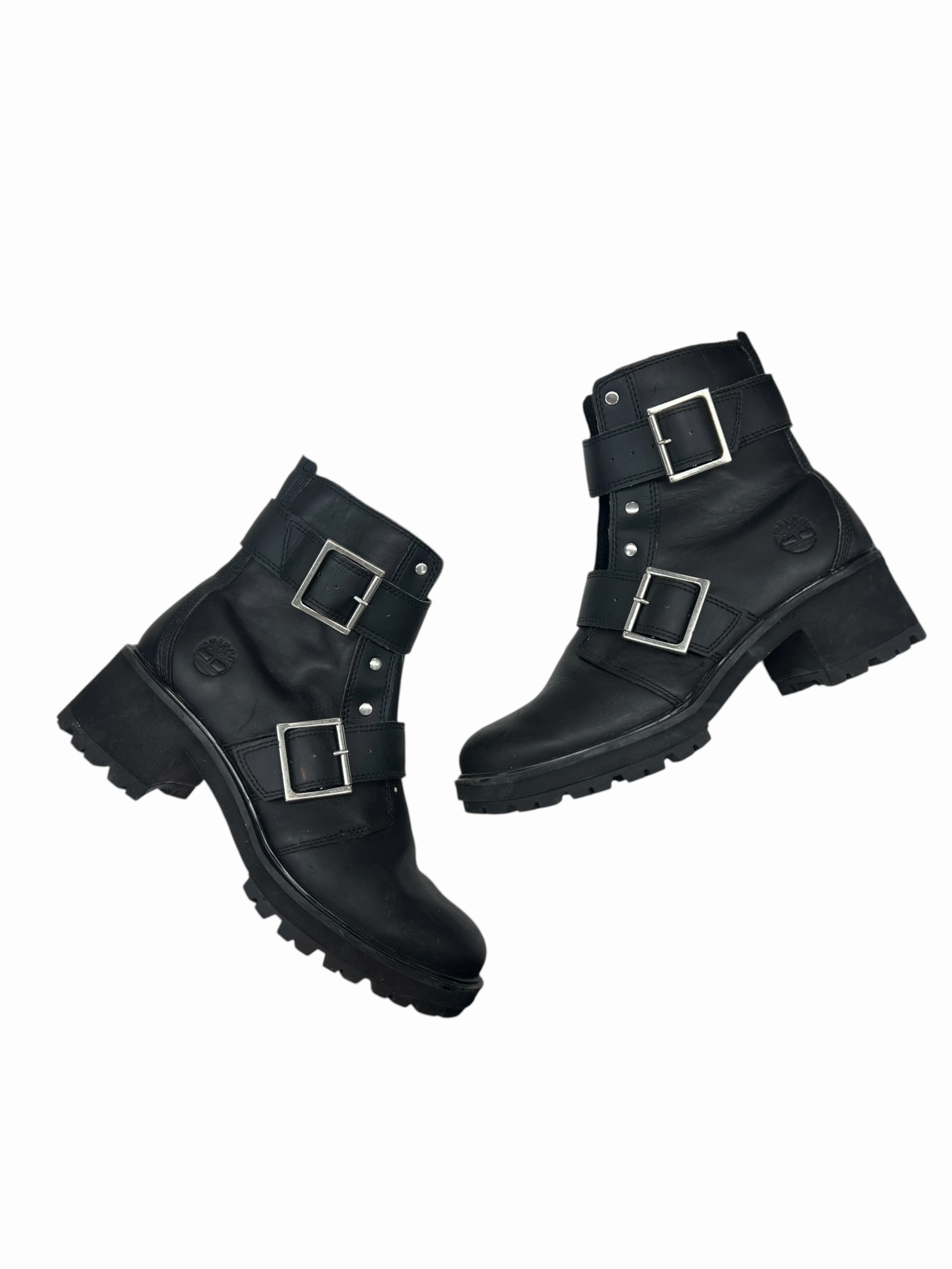 Boots Ankle Heels By Timberland In Black, Size: 9.5