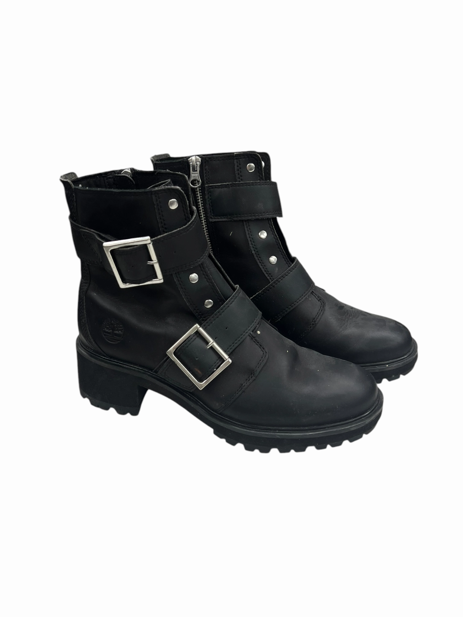 Boots Ankle Heels By Timberland In Black, Size: 9.5