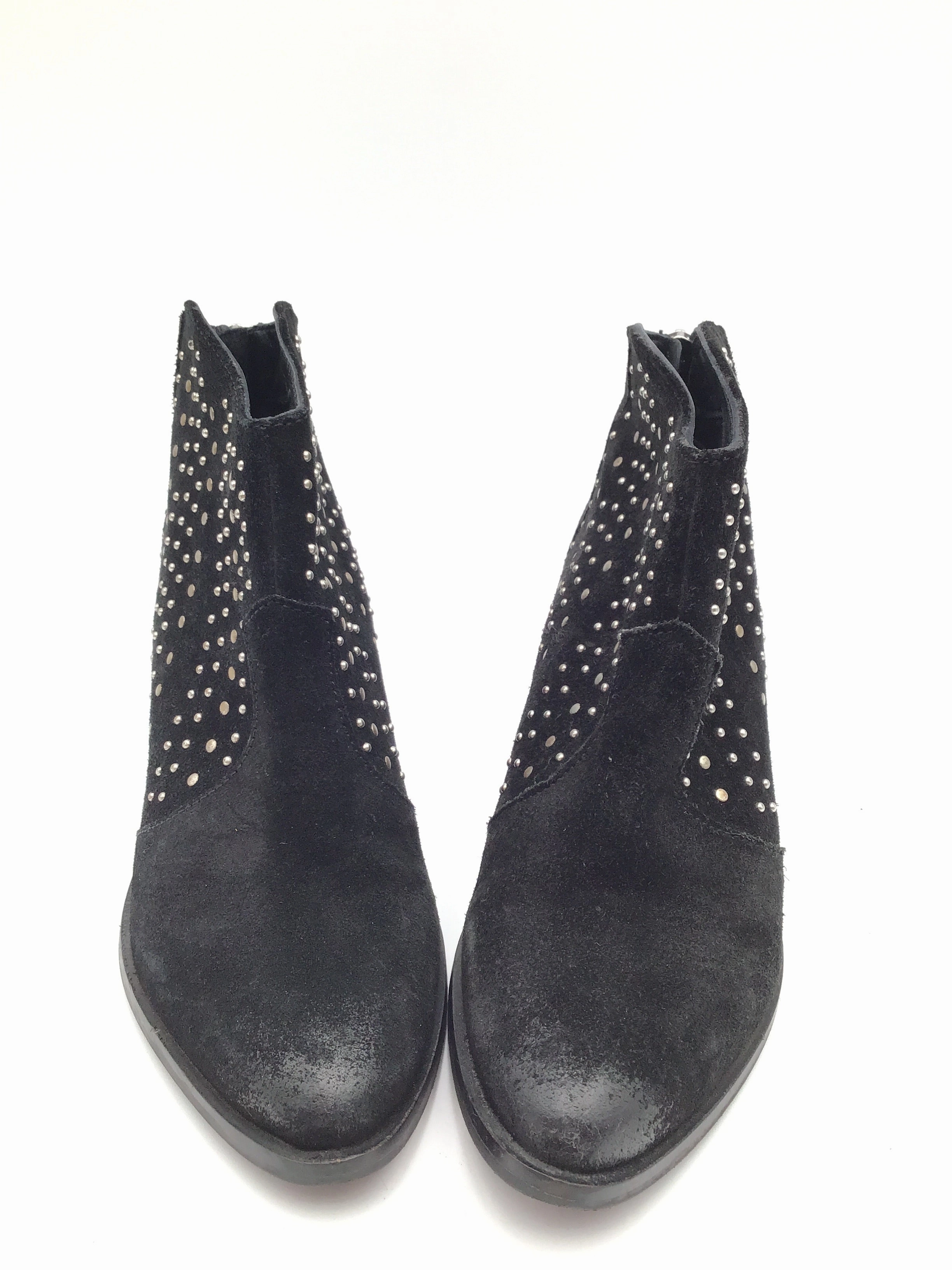 Boots Ankle Heels By Very Volatile In Black, Size: 8