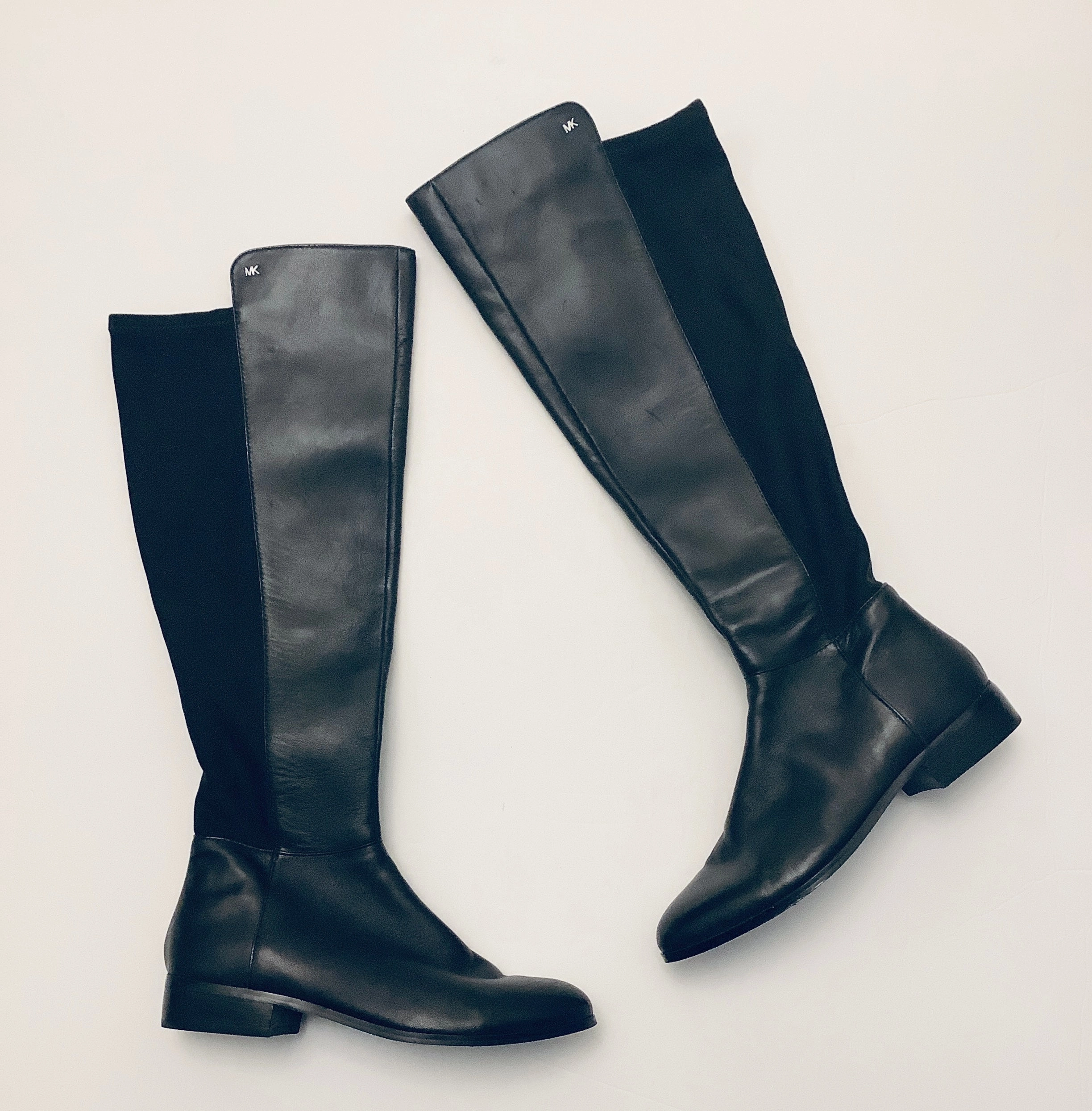 Boots Knee Flats By Michael By Michael Kors In Black, Size: 9.5