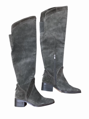 Boots Knee Flats By Vince Camuto In Grey, Size: 5.5