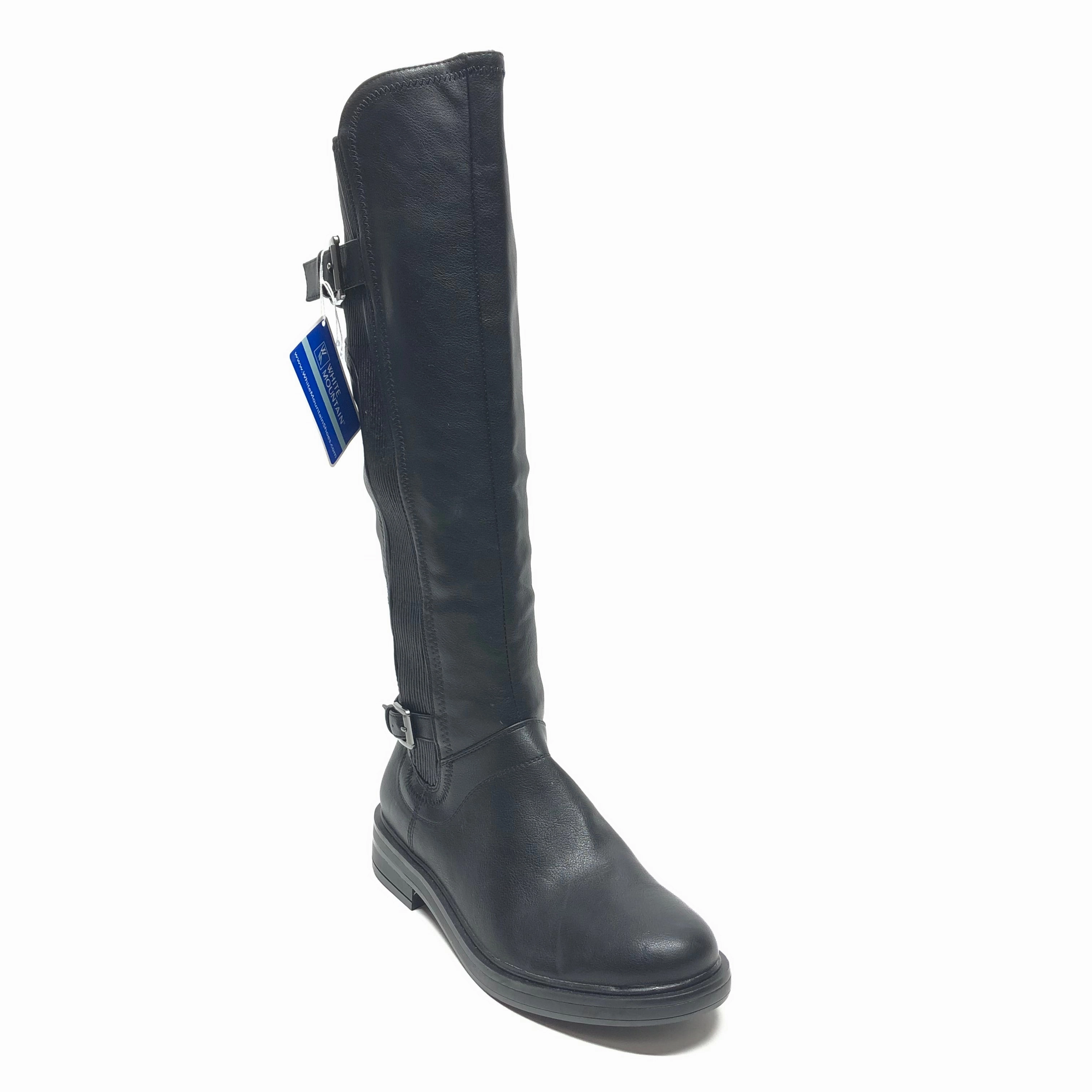 Boots Knee Flats By White Mountain In Black, Size: 8