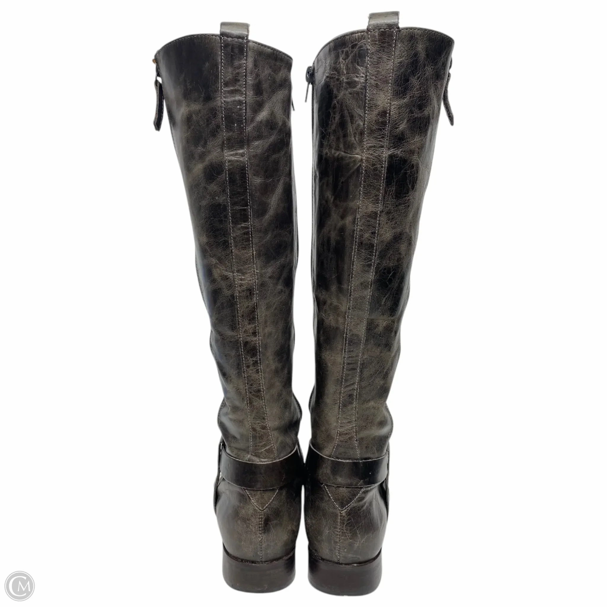 Boots Knee Heels By Matisse In Grey, Size: 6.5