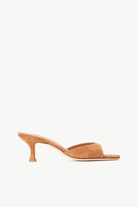 Brigitte Mule - Tan Suede