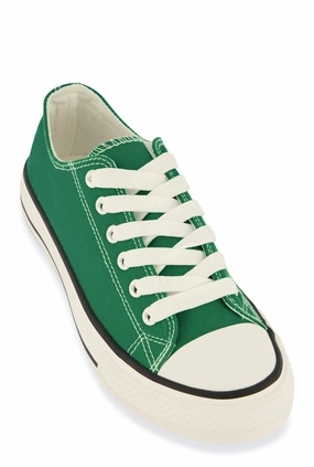 Canvas Cap Toe Low Top Lace Up Sneakers