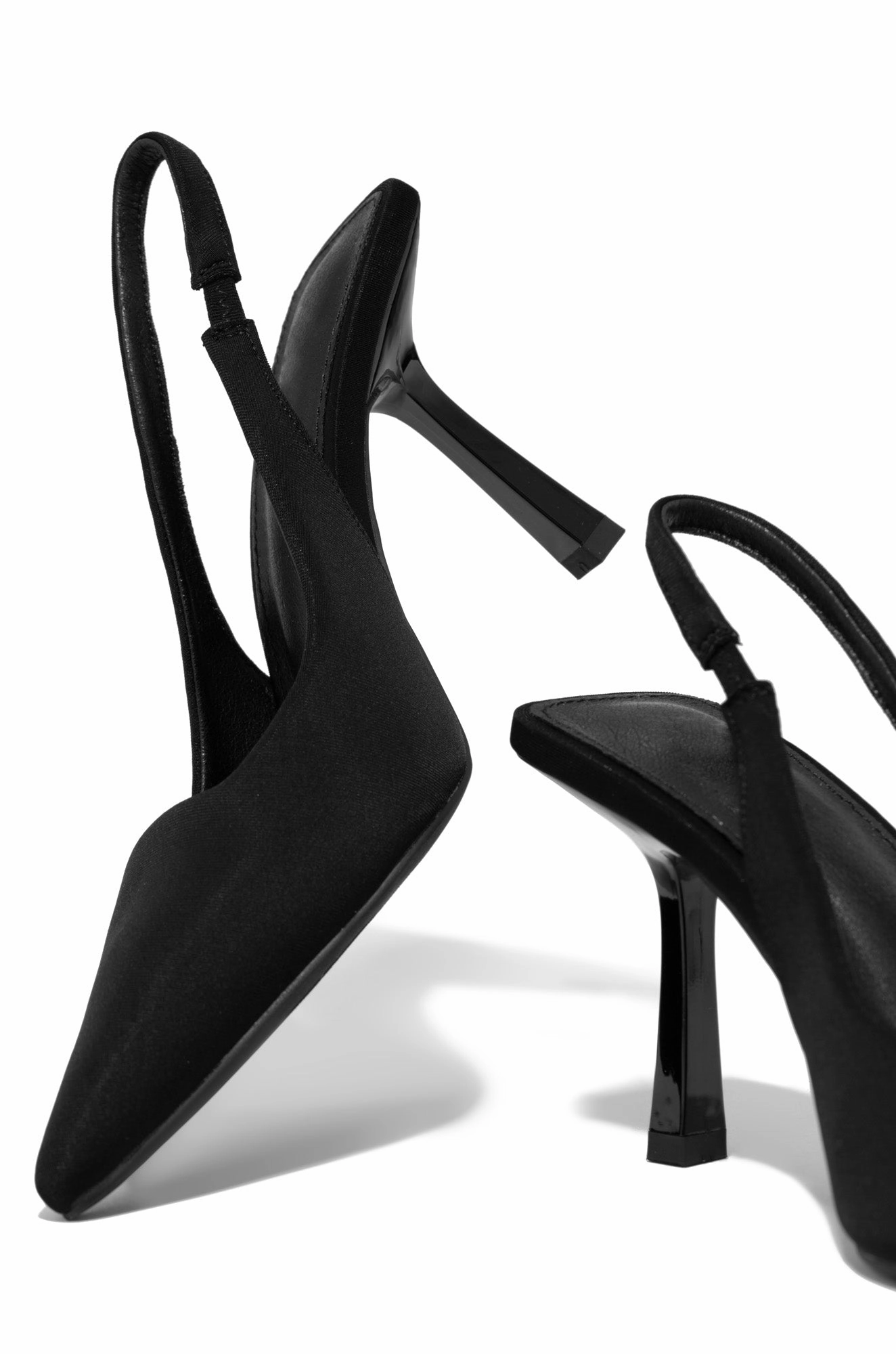Caria Slingback Pumps - Black