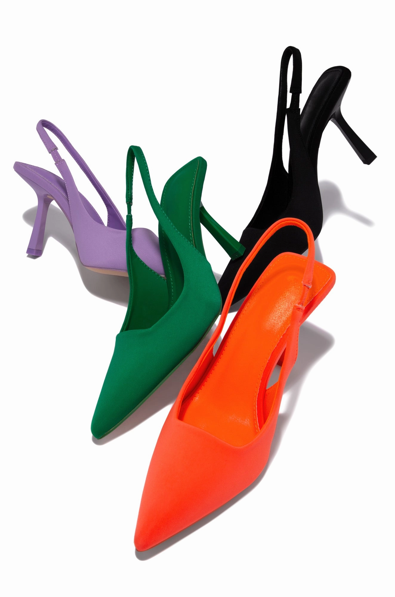 Caria Slingback Pumps - Black