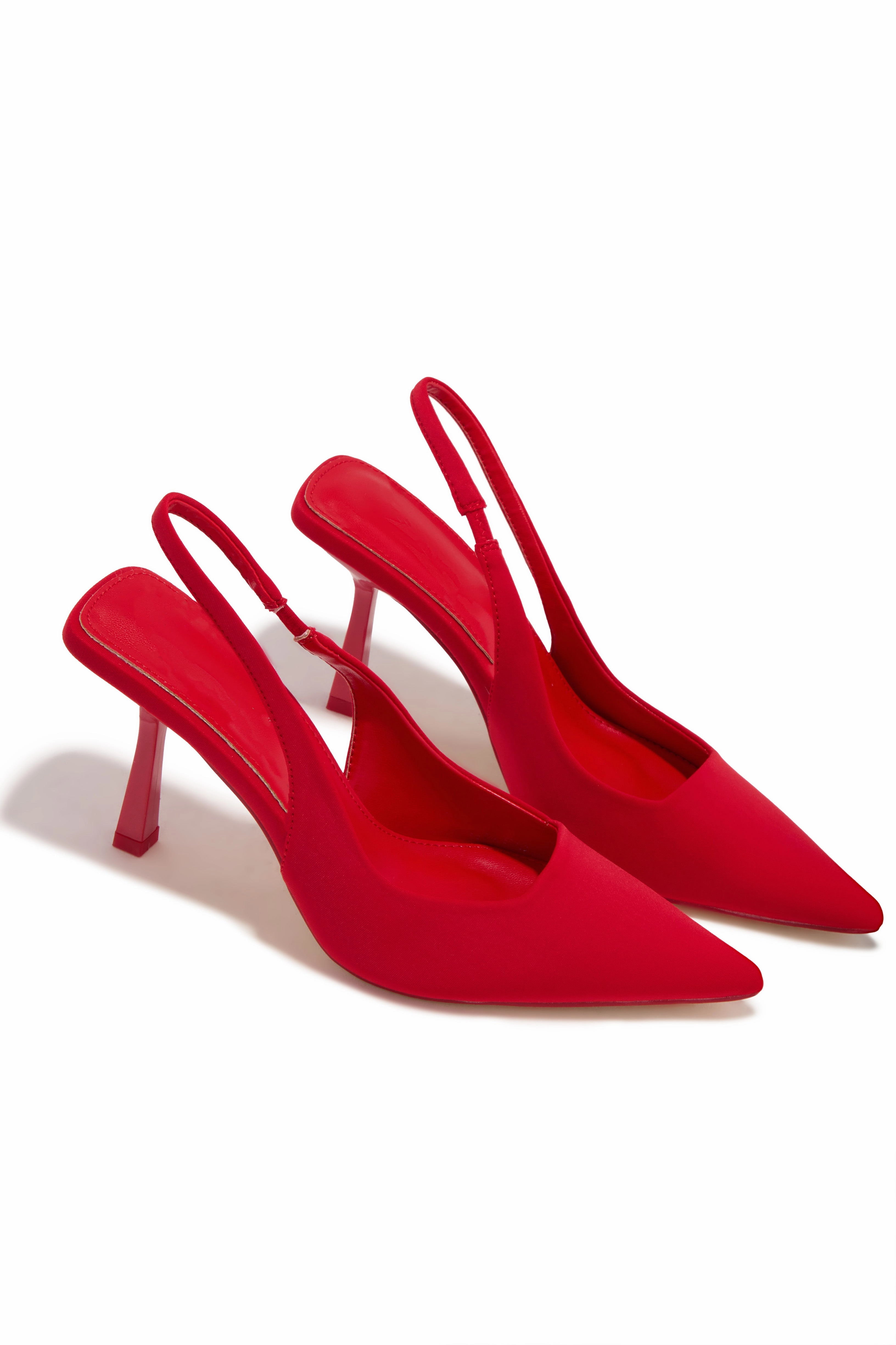 Caria Slingback Pumps - Red