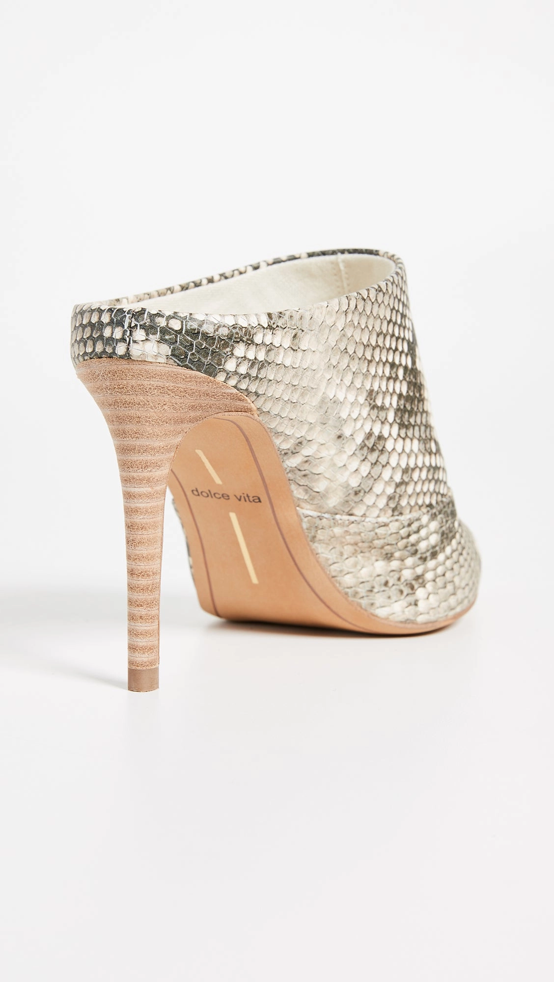 Cinda Point Toe Mule - Snake