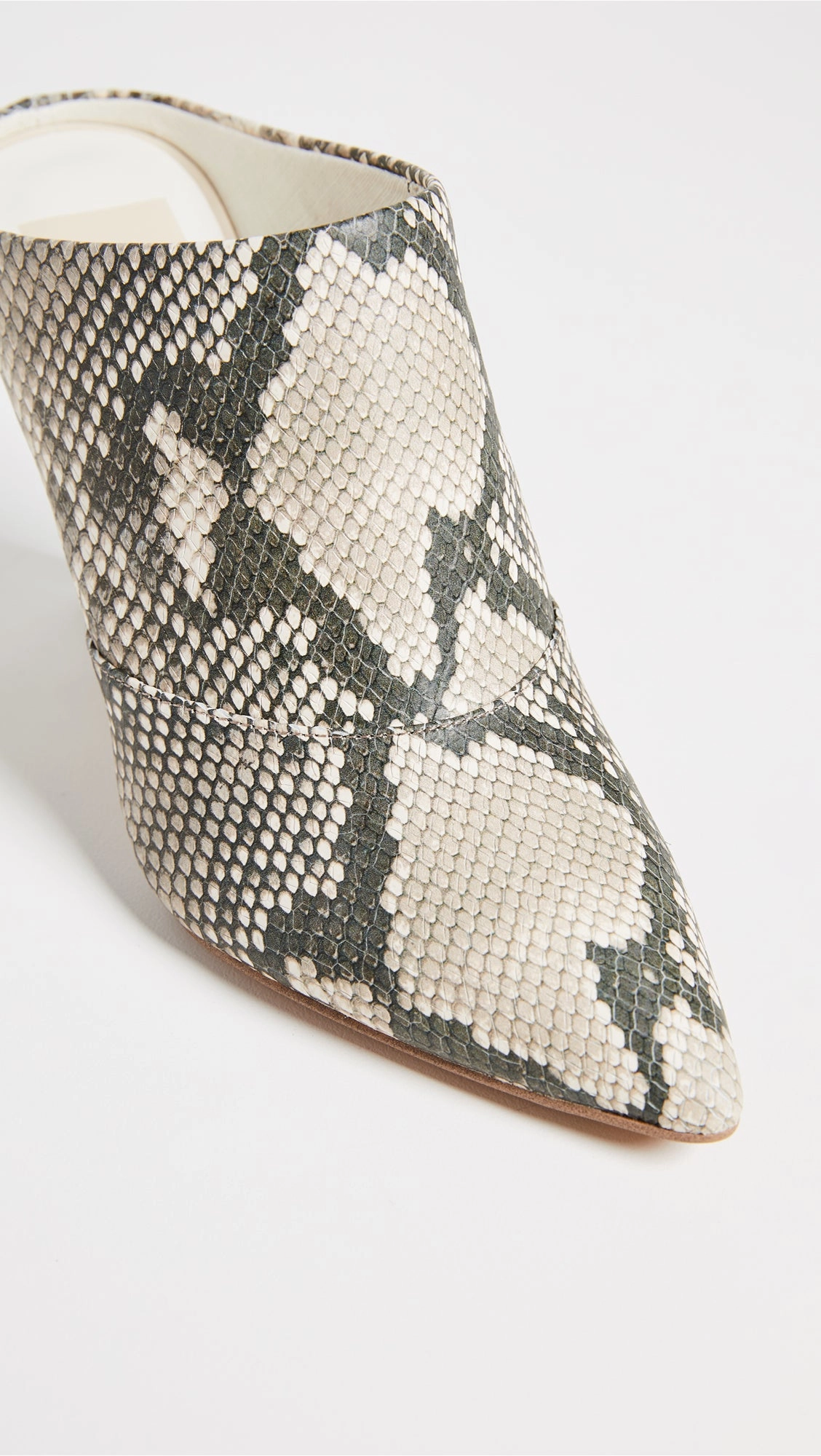 Cinda Point Toe Mule - Snake