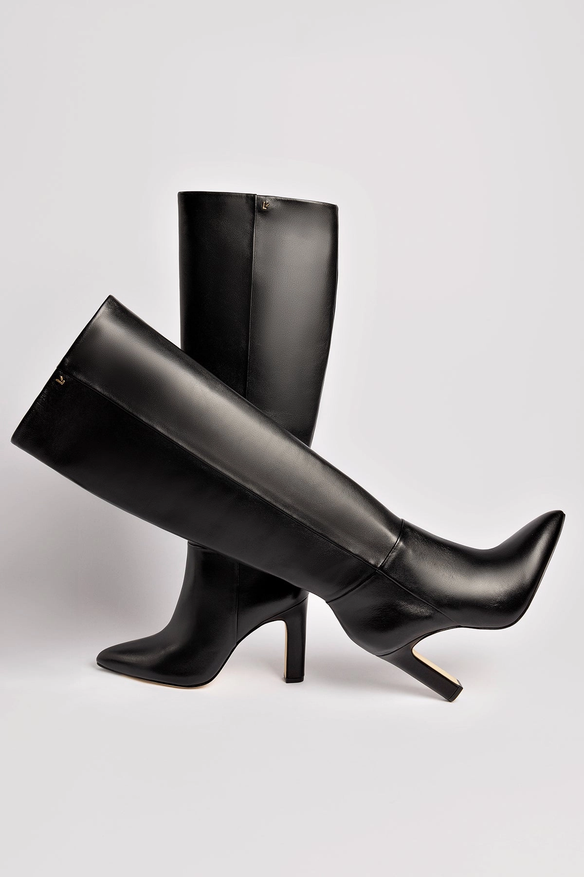 Cindy Hi Boot In Black Leather