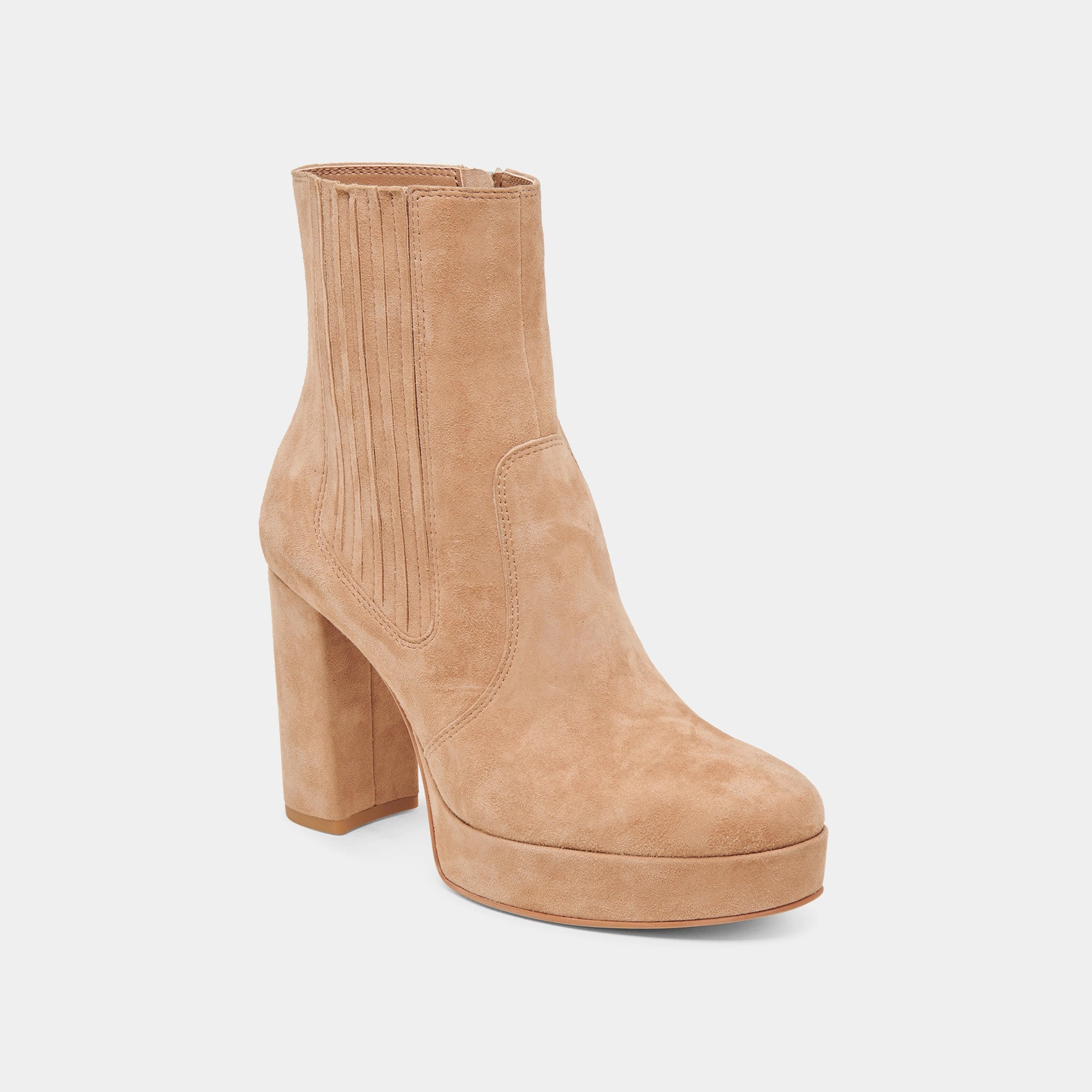 CINNY BOOTS CAMEL SUEDE