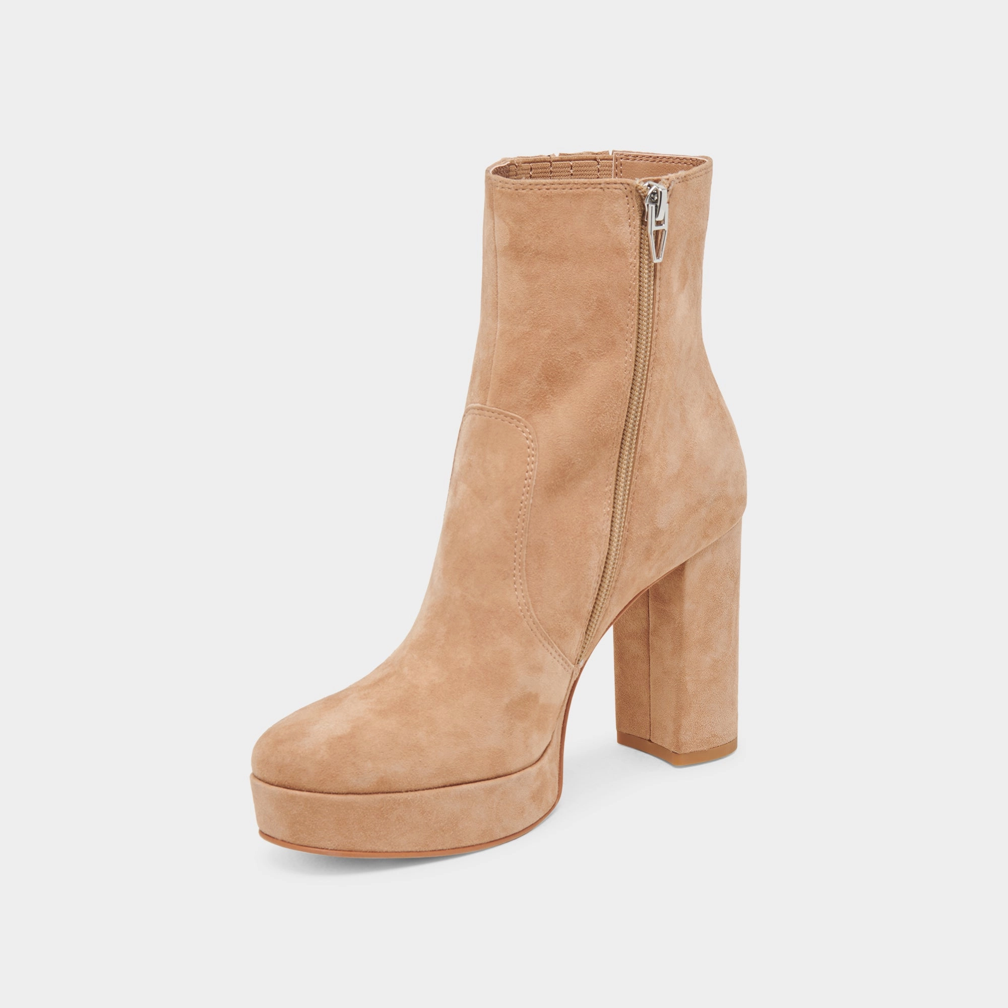 CINNY BOOTS CAMEL SUEDE