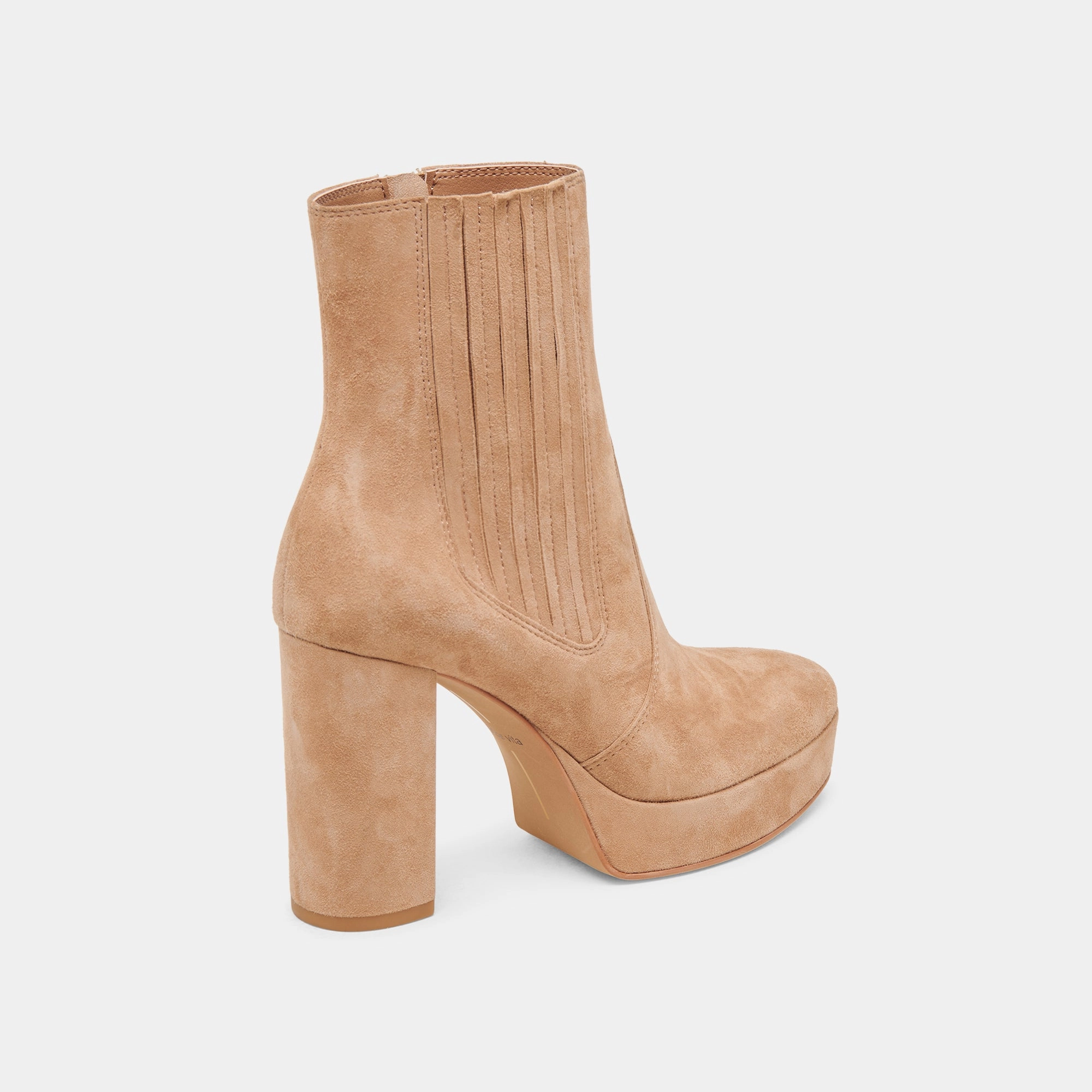 CINNY BOOTS CAMEL SUEDE