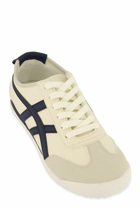 Contrast Trim Low Top Lace Up Sneaker