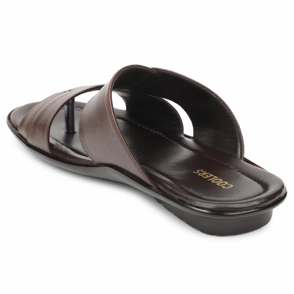 Coolers Brown Casual Slipper For Men COOL99-703 By Liberty