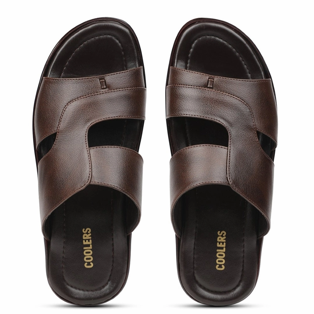 Coolers Brown Casual Slipper For Men COOL99-703 By Liberty