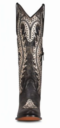 Corral C3834 Black/Brown Tall Western Boots
