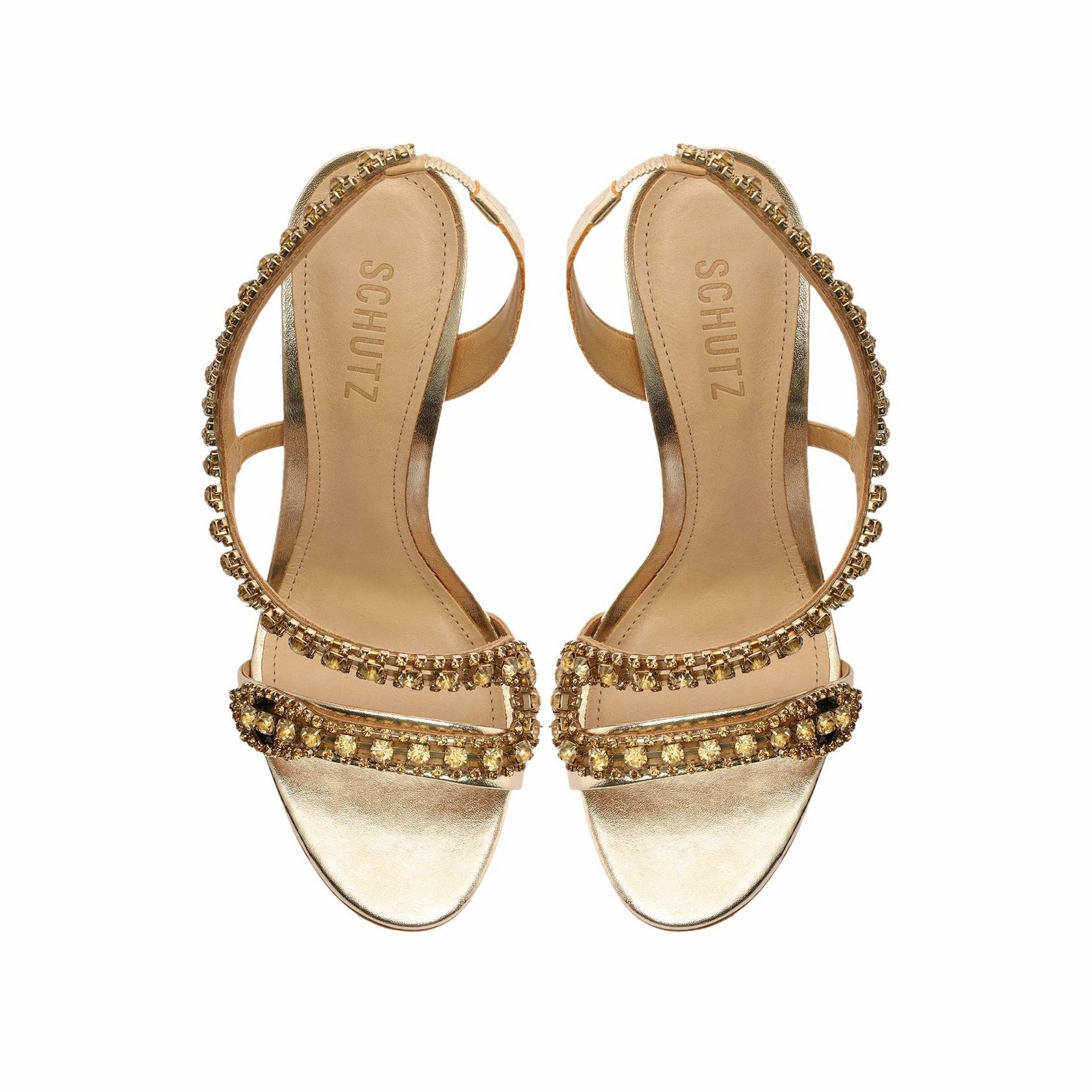 Court Metallic Sandal - Gold