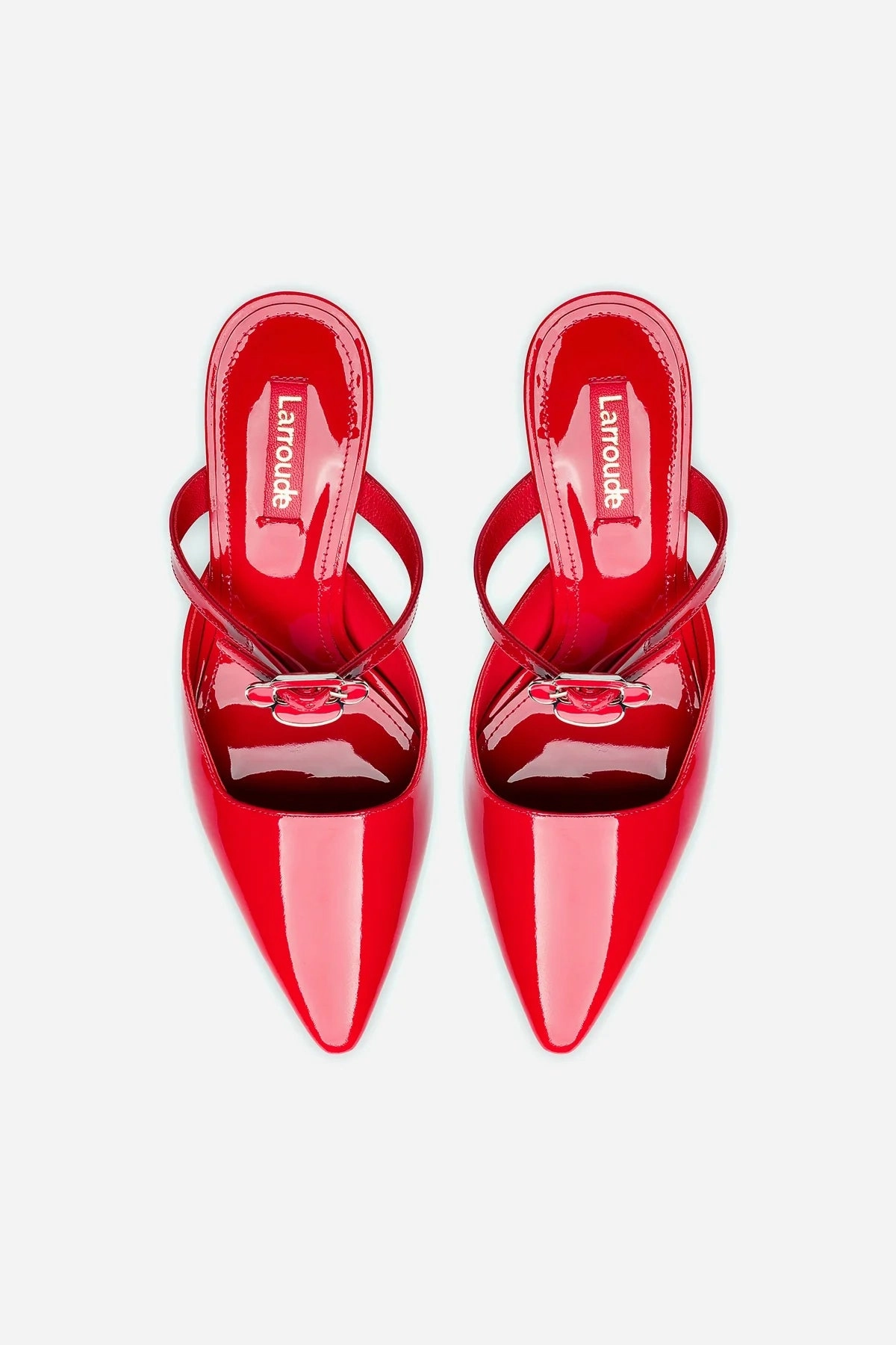 Daisy Pump In Scarlet Patent Leather