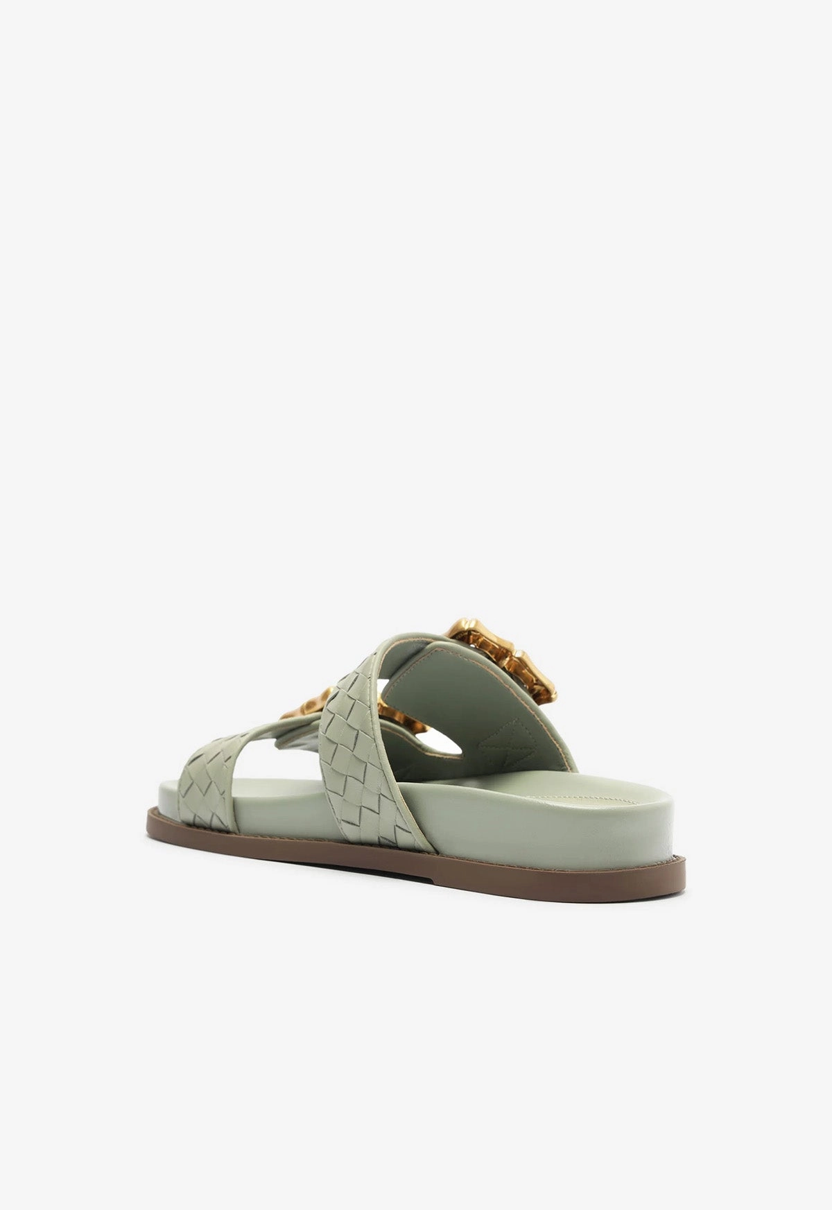 Enola Sporty Woven Leather Sandal