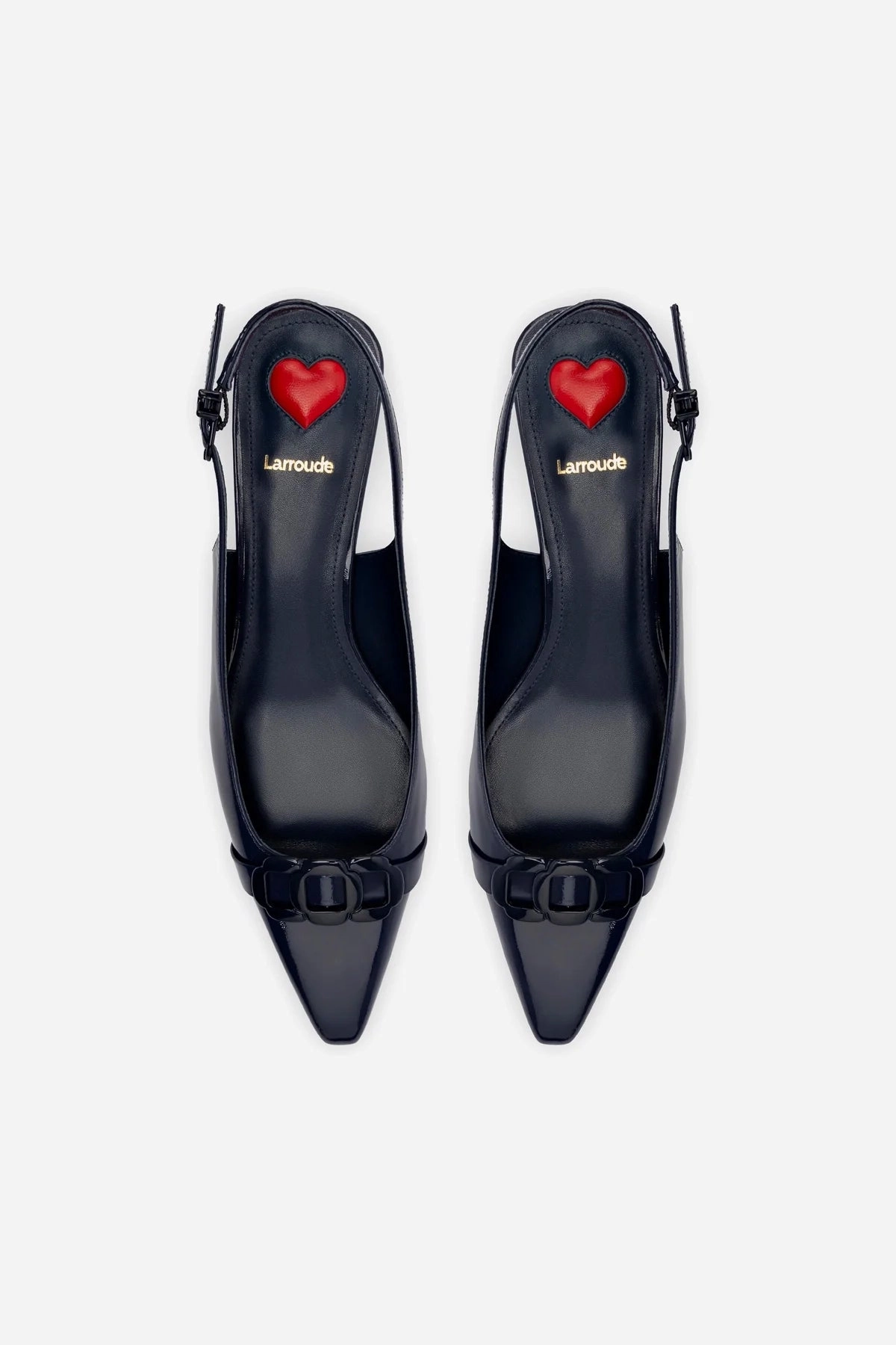Franca Pump In Navy Patent Leather