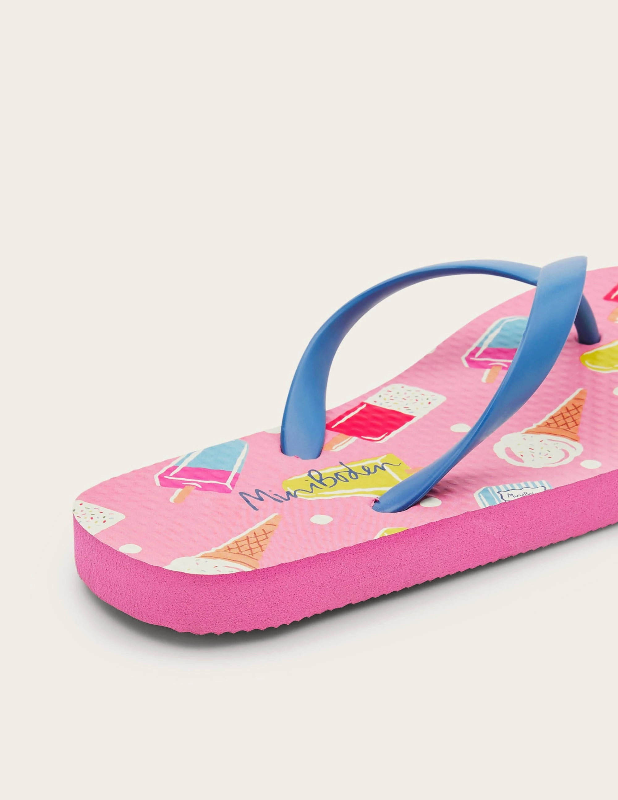 Fun Printed Flip Flops-Multi Ice Creams
