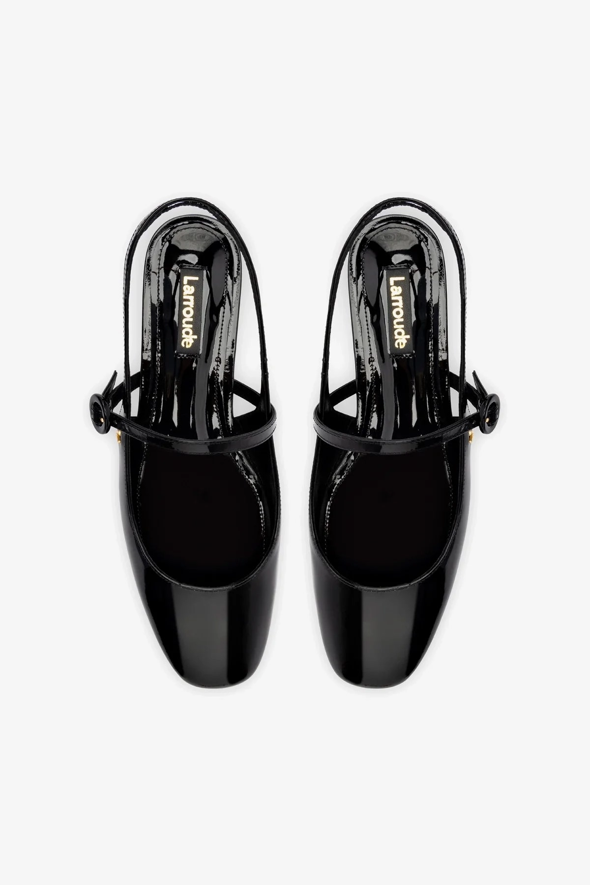 Georgina Ballet Flat In Black Patent Leather
