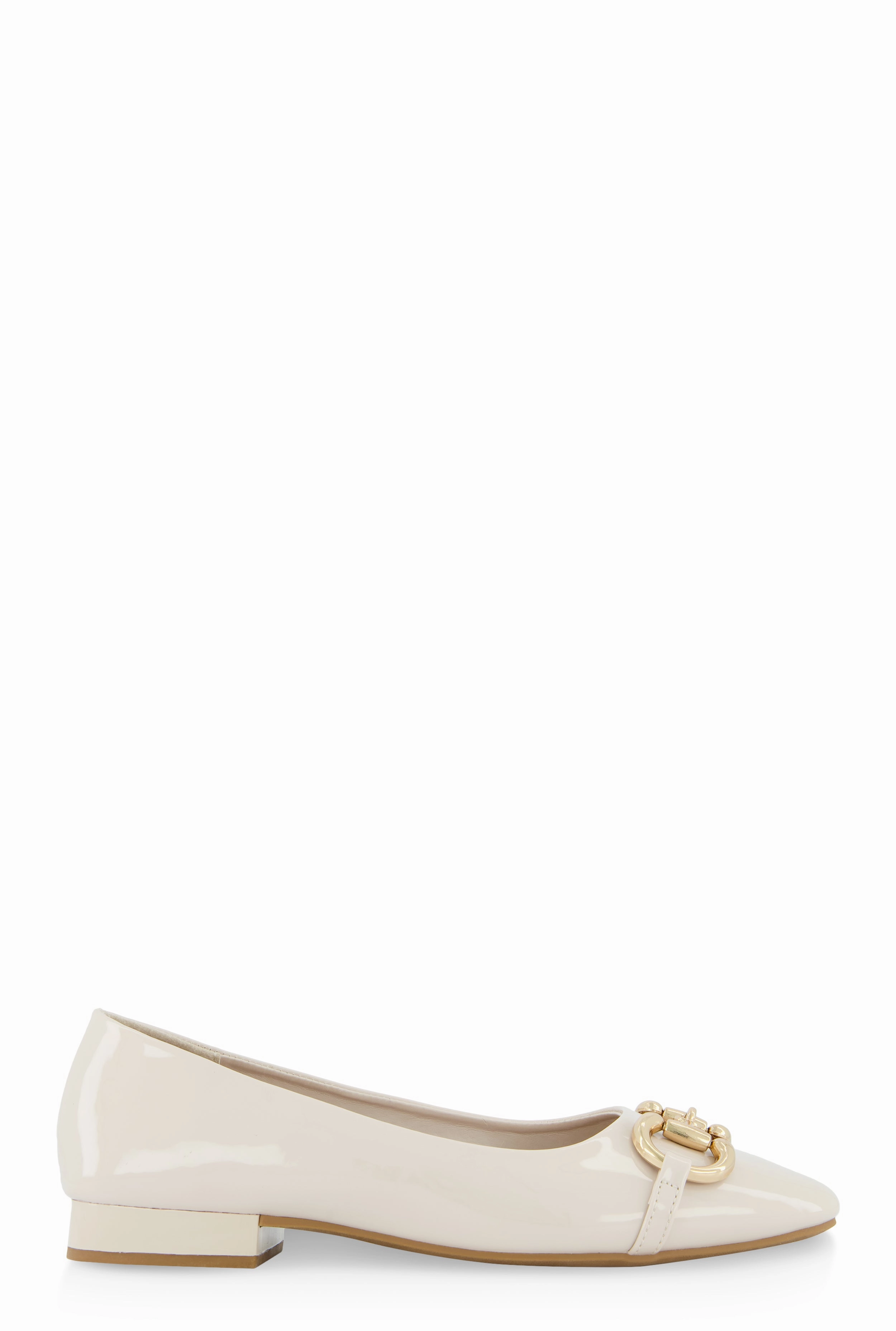 Horsebit Buckle Ballet Flats