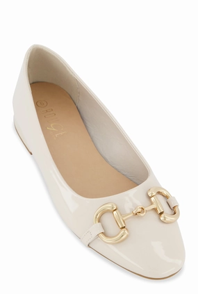 Horsebit Buckle Ballet Flats