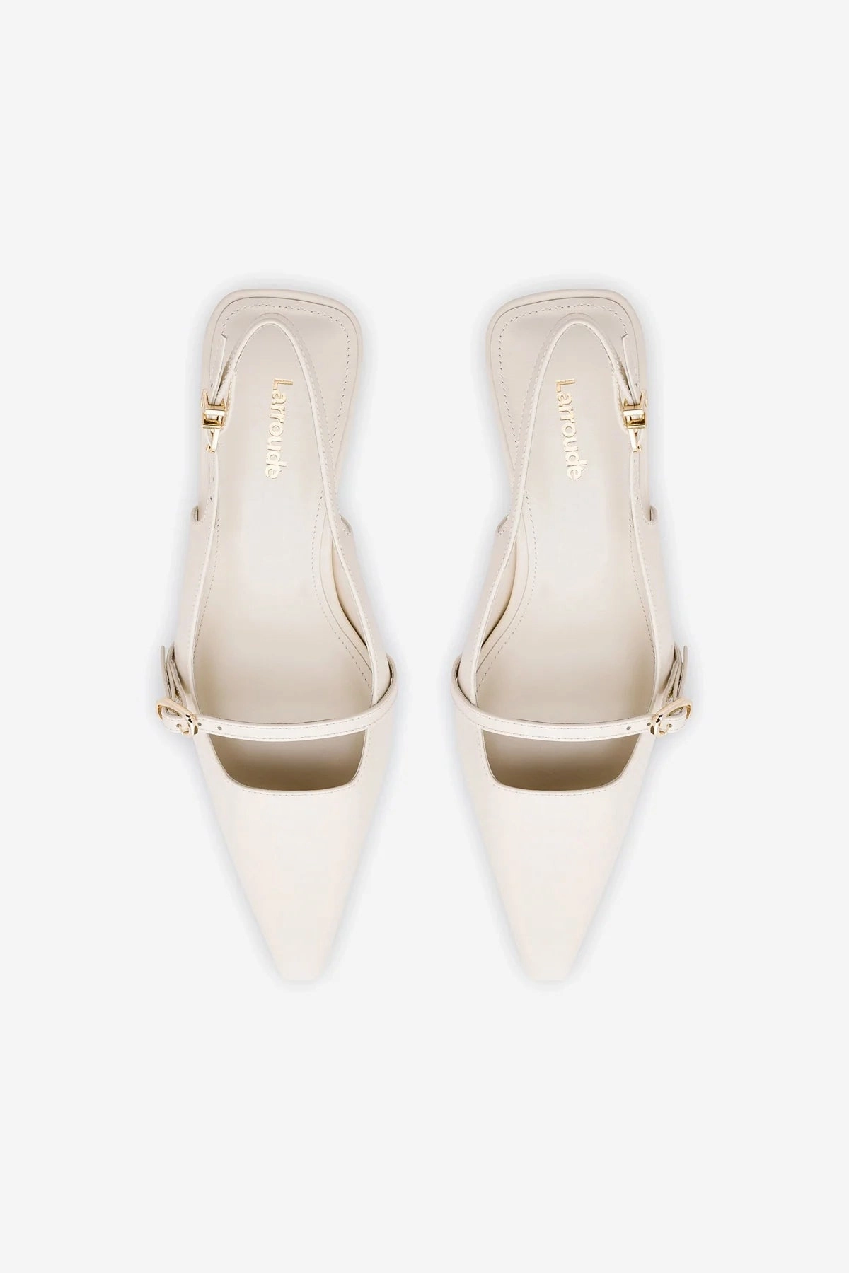 Ines Pump In Ivory Leather