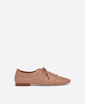 Jean Blush Leather Flats