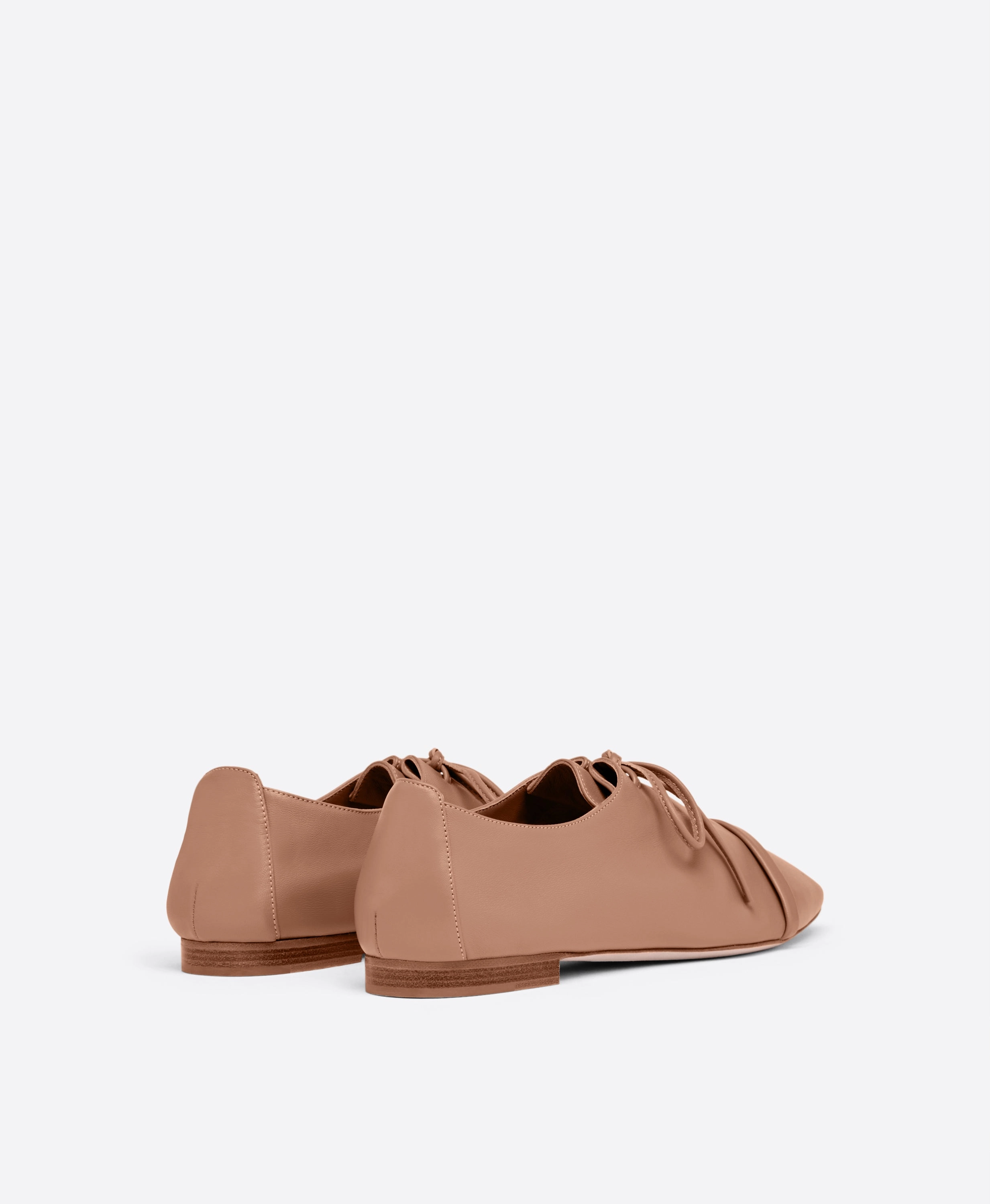 Jean Blush Leather Flats